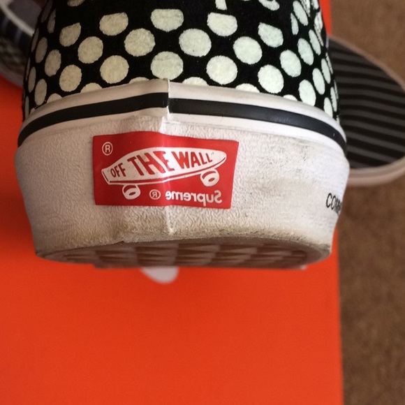 SUPREME x Comme Dès Garçon VANS size 12 - Picture 4 of 8